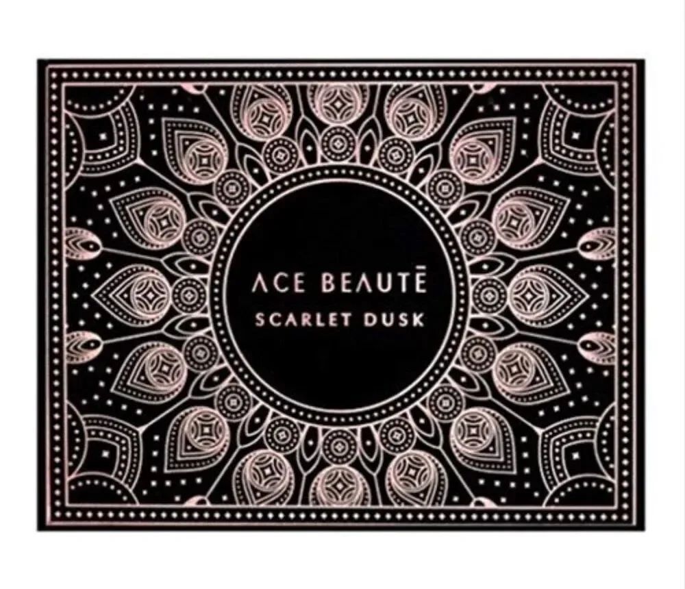 Ace Beaute Scarlet Dusk Eyeshadow Palette 12 Shades NEW
